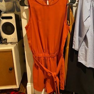 SHEIN Burnt Orange Romper